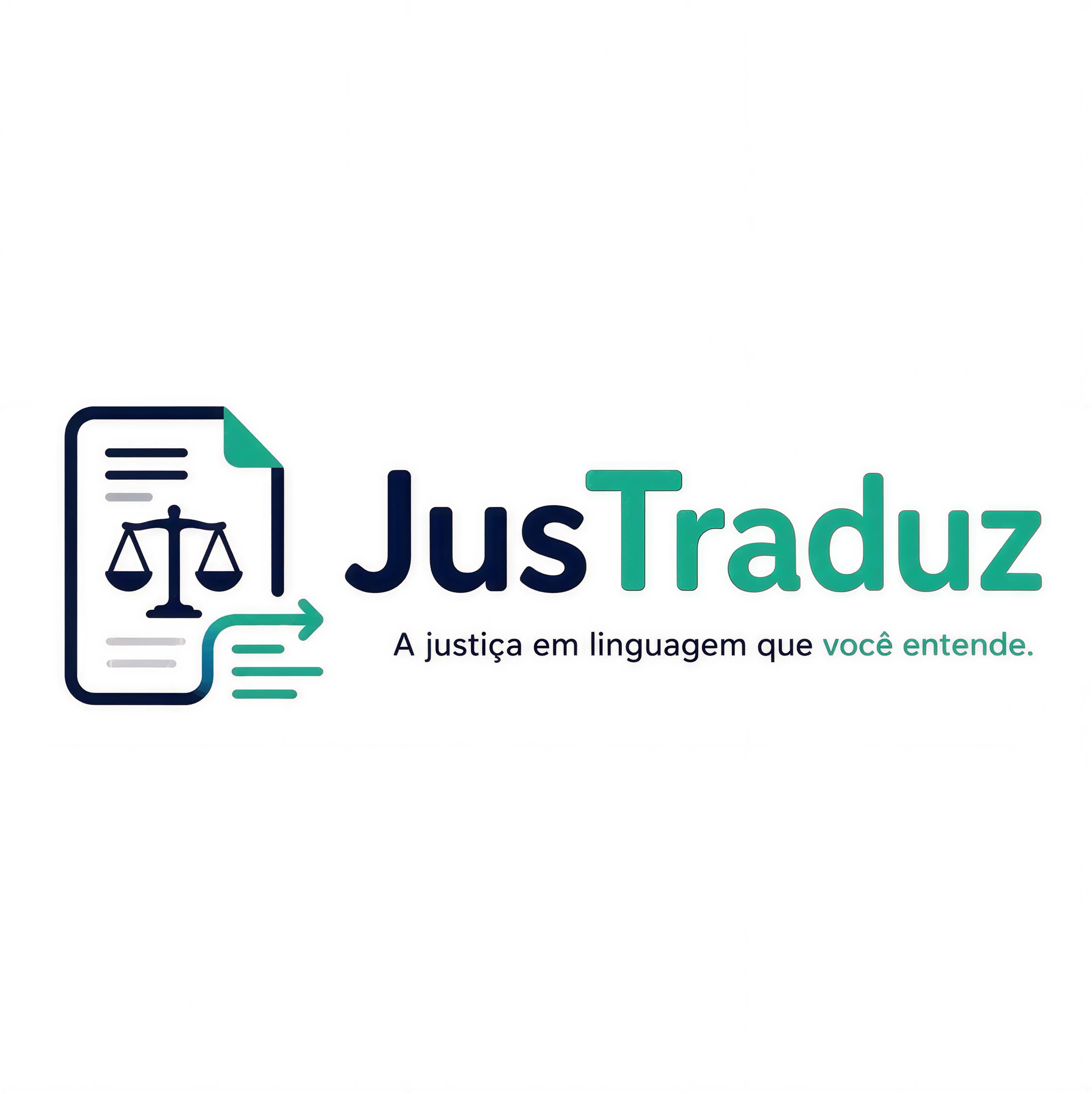 Logo do projeto JusTraduz